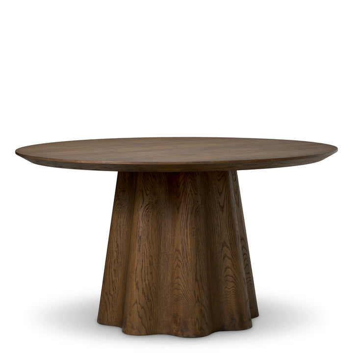 Dining Table Papyrus Dark Brown Oak Veneer The Met x Eichholtz Eichholtz