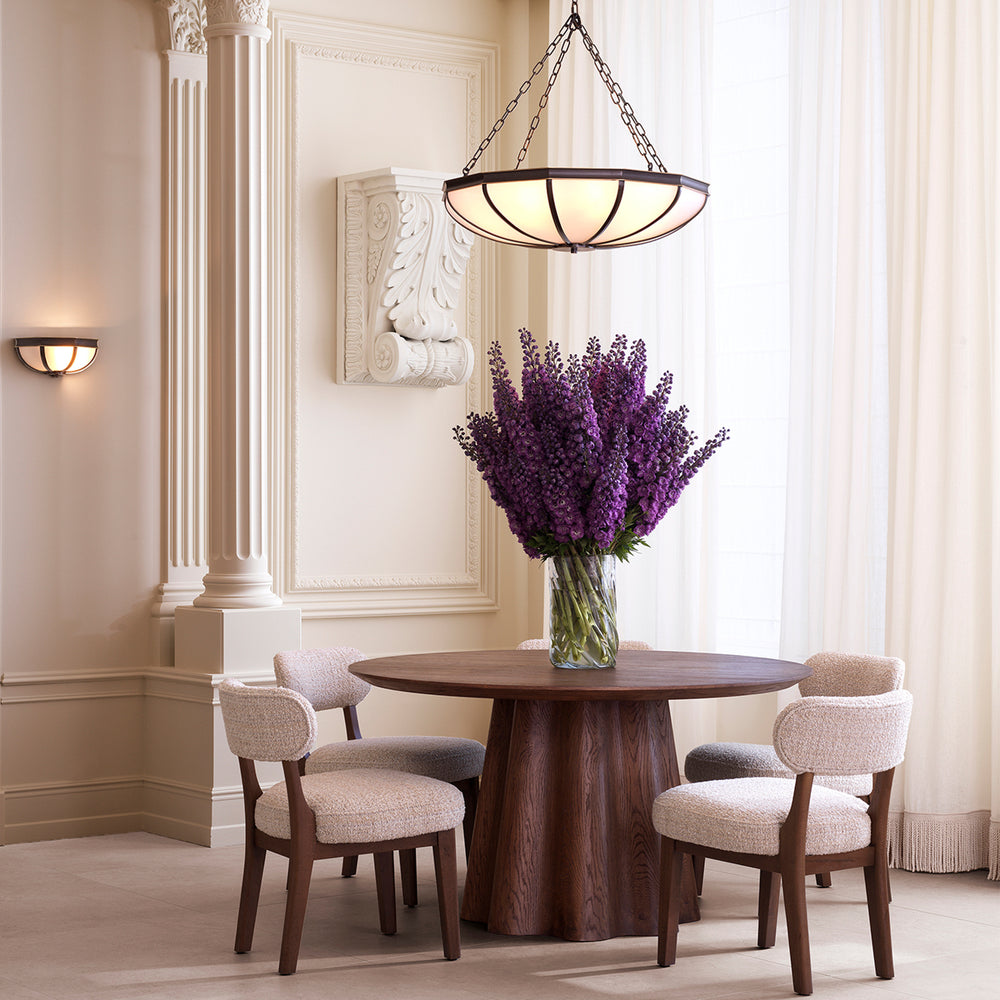 Dining Table Papyrus Dark Brown Oak Veneer The Met x Eichholtz Eichholtz
