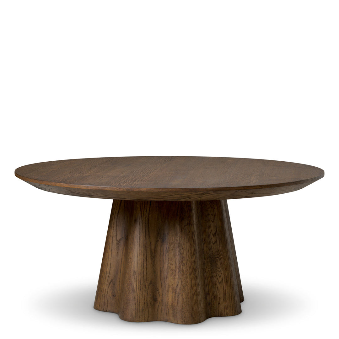 Coffee Table Papyrus Dark Brown Oak Veneer The Met x Eichholtz Eichholtz