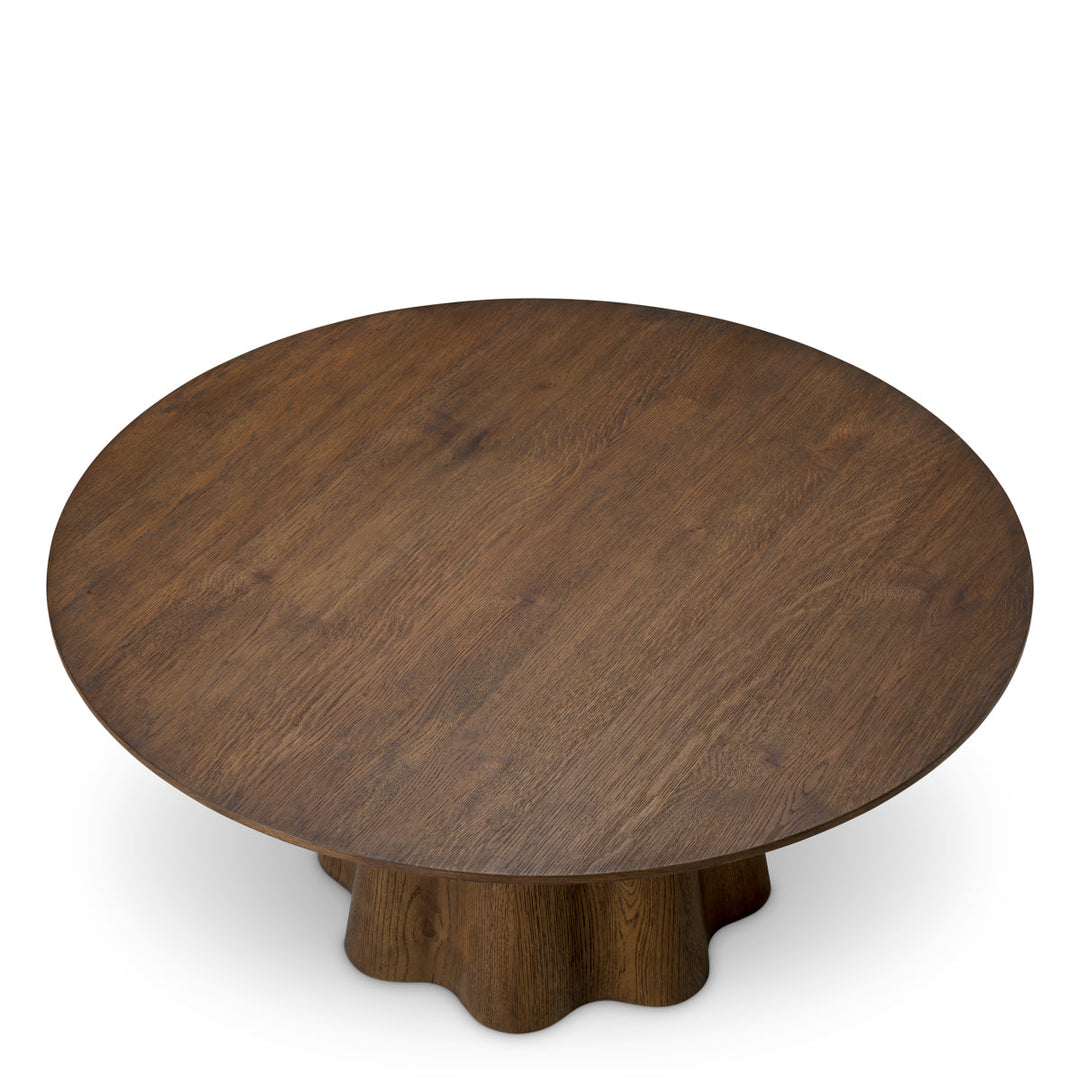 Coffee Table Papyrus Dark Brown Oak Veneer The Met x Eichholtz Eichholtz