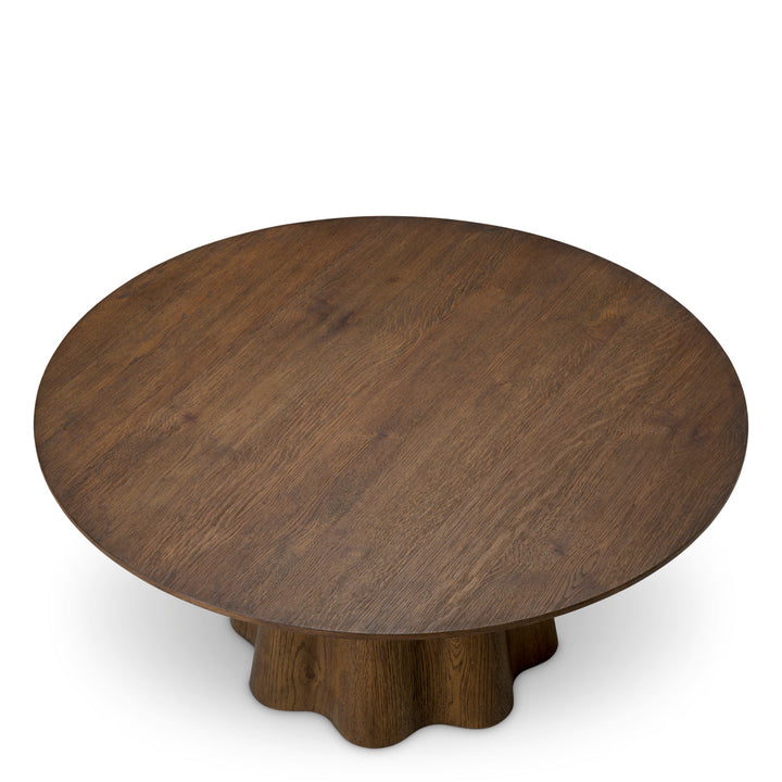 Coffee Table Papyrus Dark Brown Oak Veneer The Met x Eichholtz Eichholtz
