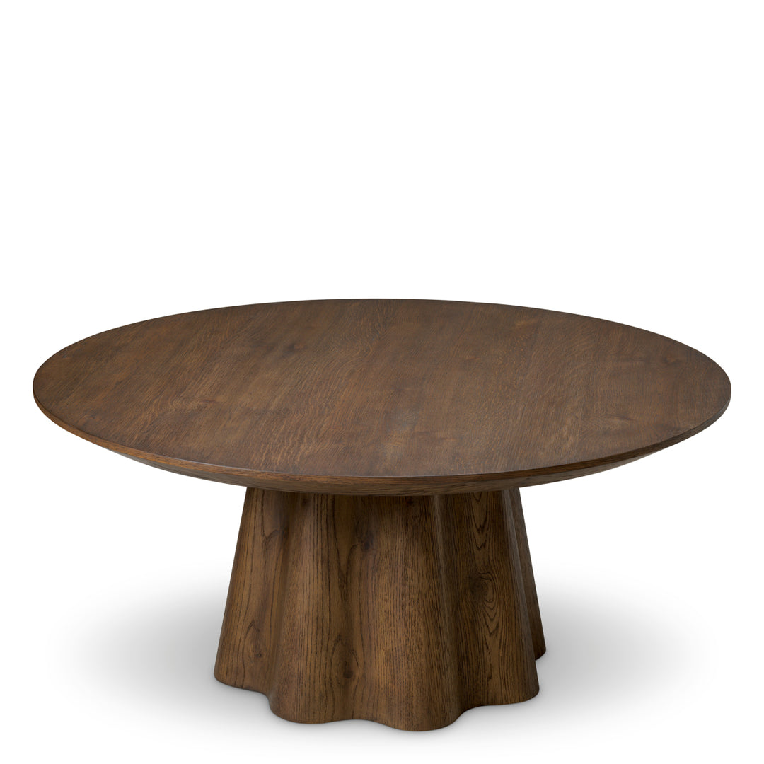 Coffee Table Papyrus Dark Brown Oak Veneer The Met x Eichholtz Eichholtz
