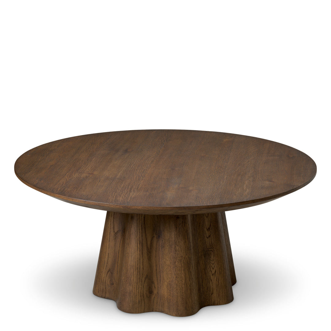 Coffee Table Papyrus Dark Brown Oak Veneer The Met x Eichholtz Eichholtz