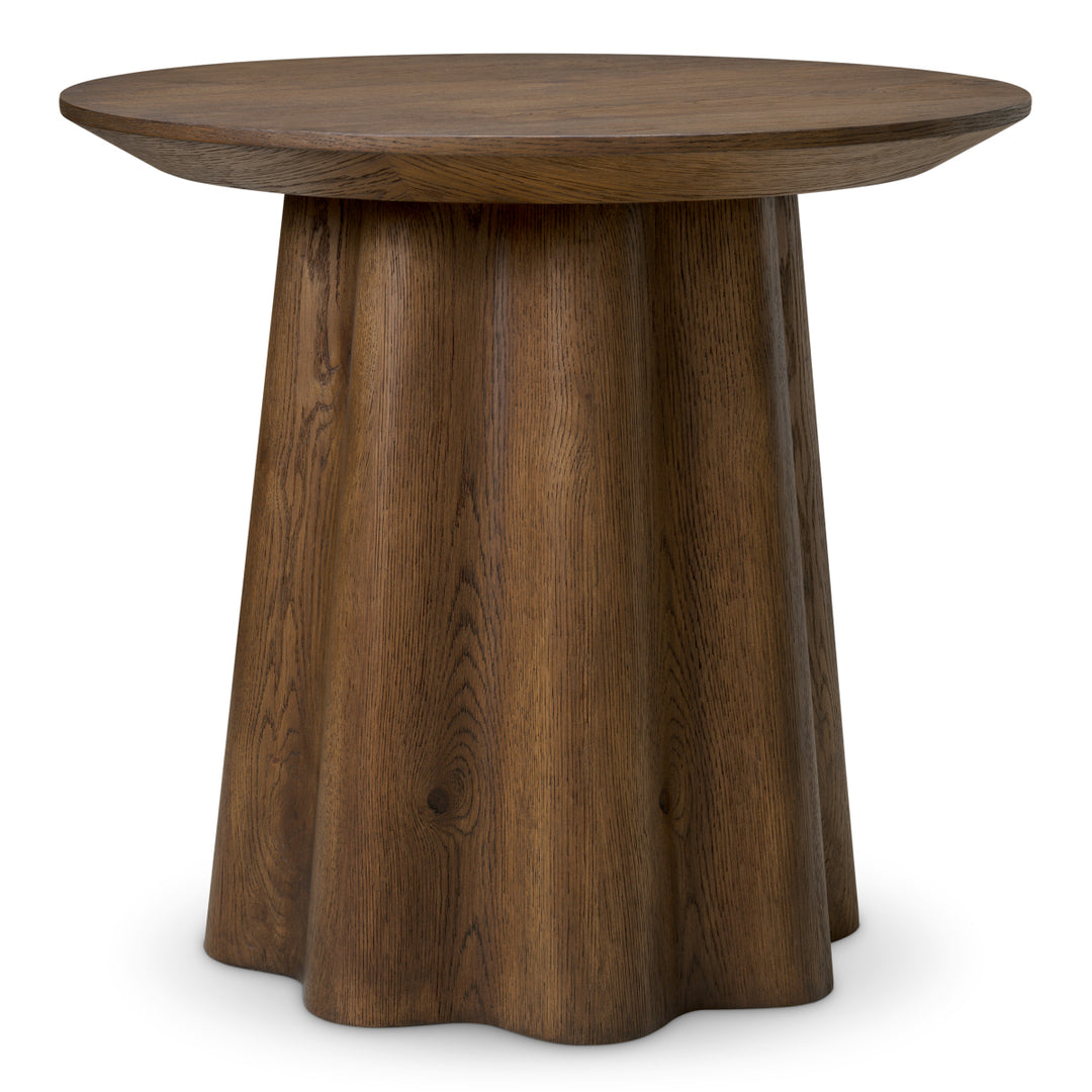 Side Table Papyrus Dark Brown Oak Veneer The Met x Eichholtz Eichholtz