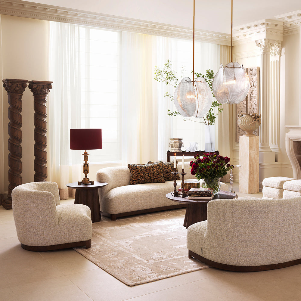 Side Table Papyrus Dark Brown Oak Veneer The Met x Eichholtz Eichholtz