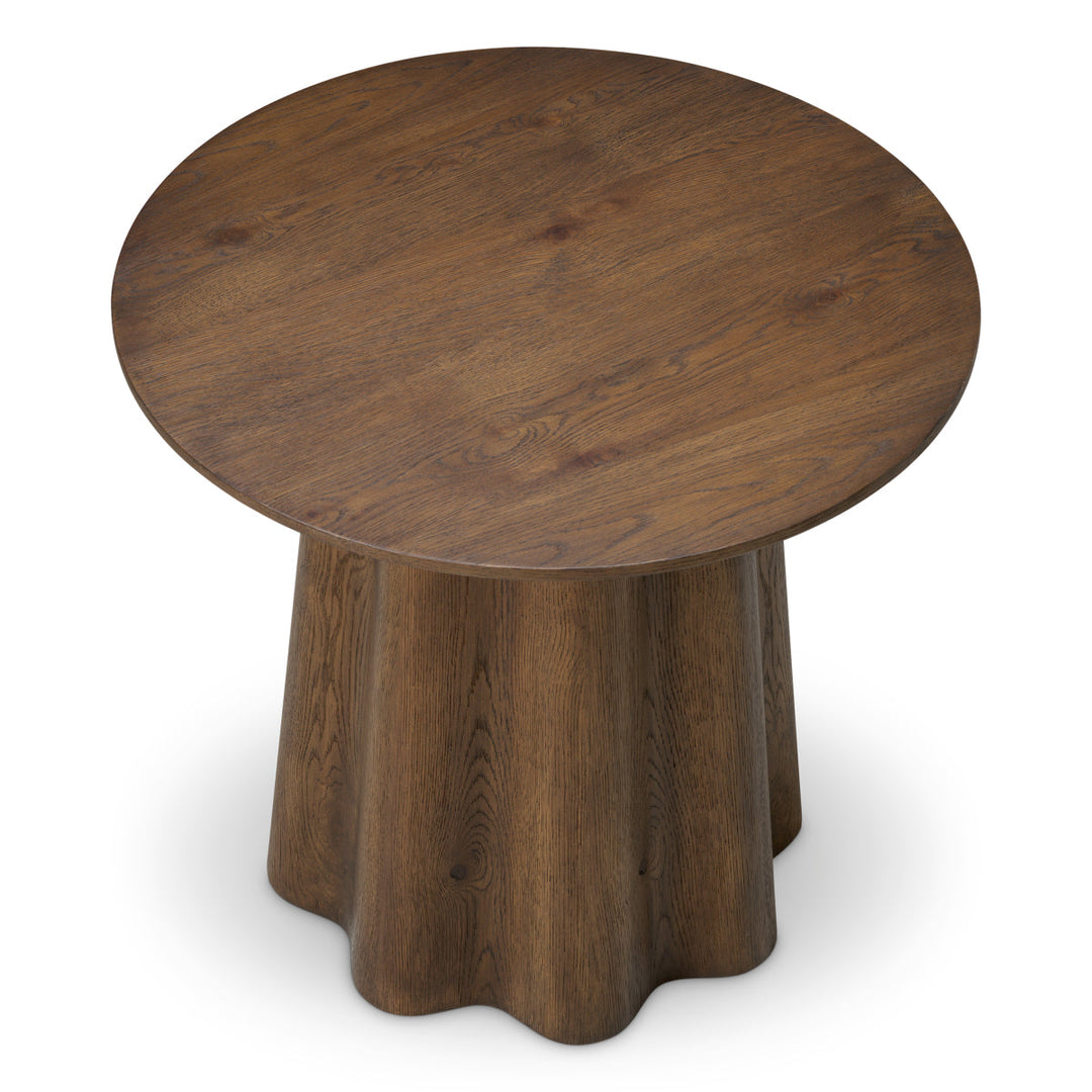 Side Table Papyrus Dark Brown Oak Veneer The Met x Eichholtz Eichholtz