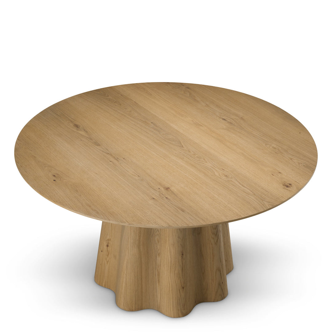 Dining Table Papyrus Warm Oak Veneer The Met x Eichholtz Eichholtz