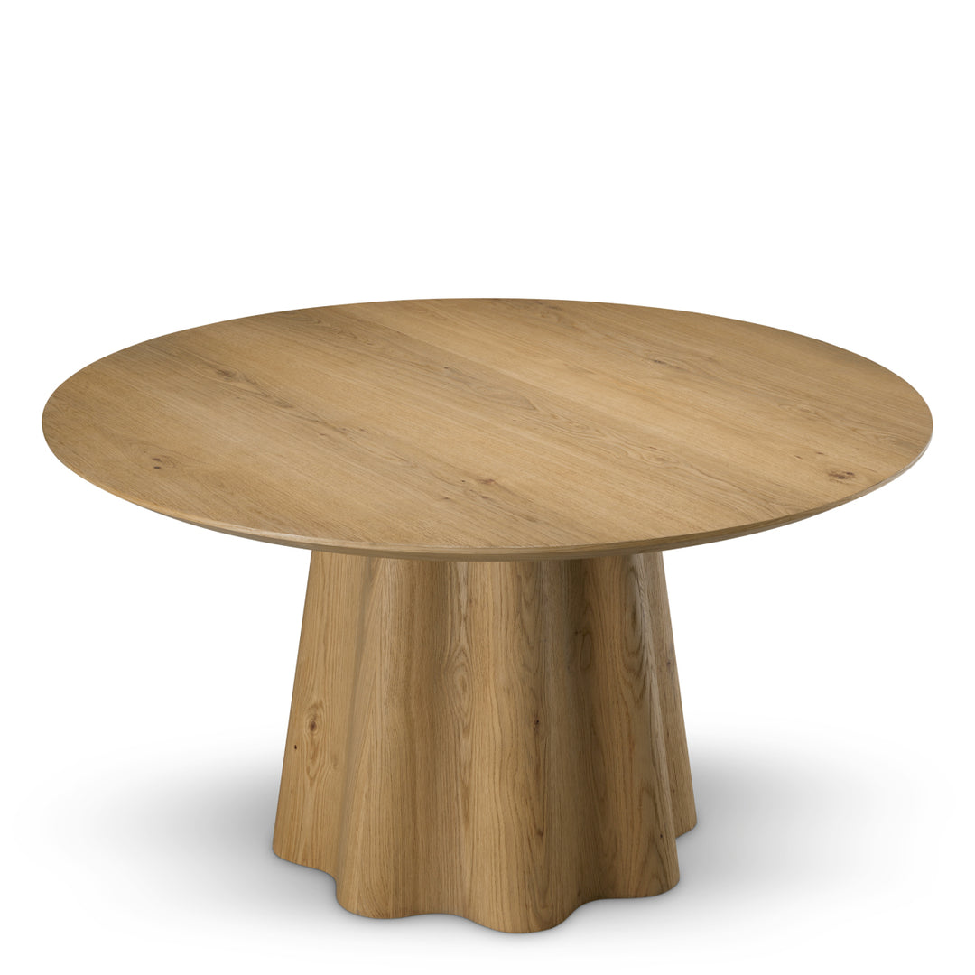 Dining Table Papyrus Warm Oak Veneer The Met x Eichholtz Eichholtz