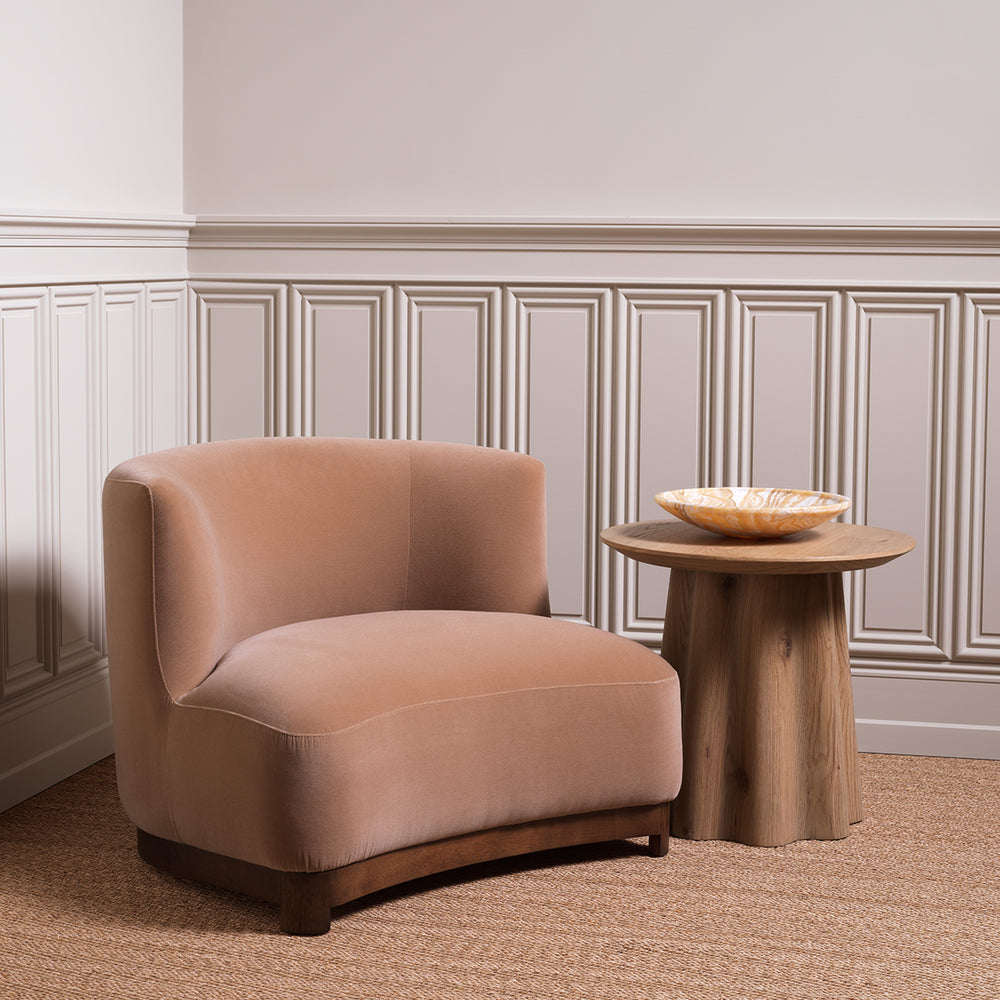 Side Table Papyrus Warm Oak Veneer The Met x Eichholtz Eichholtz