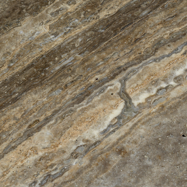 Dining Table Florence Silver Travertine The Met x Eichholtz Eichholtz