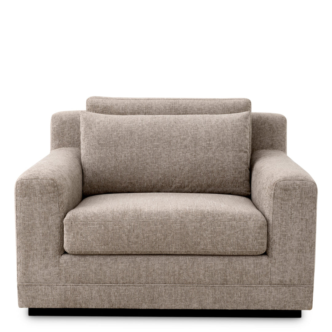 Chair Manhattan Hunt Chenille Taupe The Met x Eichholtz Eichholtz