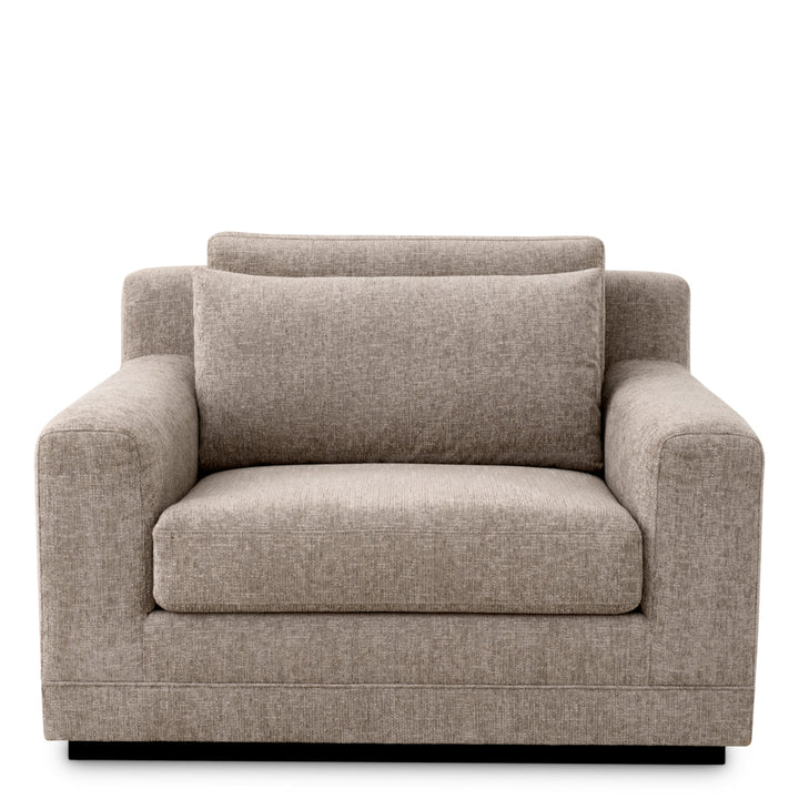 Chair Manhattan Hunt Chenille Taupe The Met x Eichholtz Eichholtz