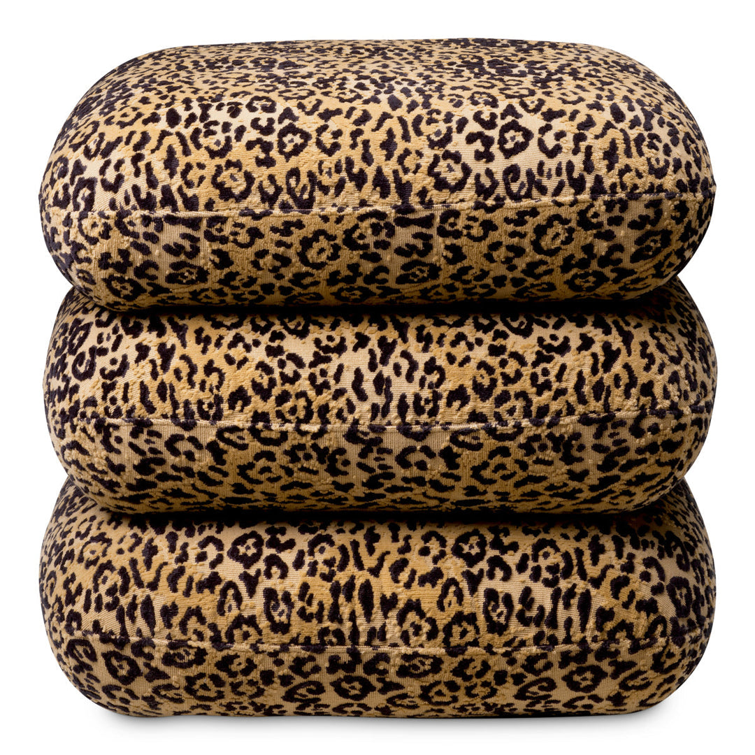 Stool Greenwich Bernard Leopard The Met x Eichholtz Eichholtz