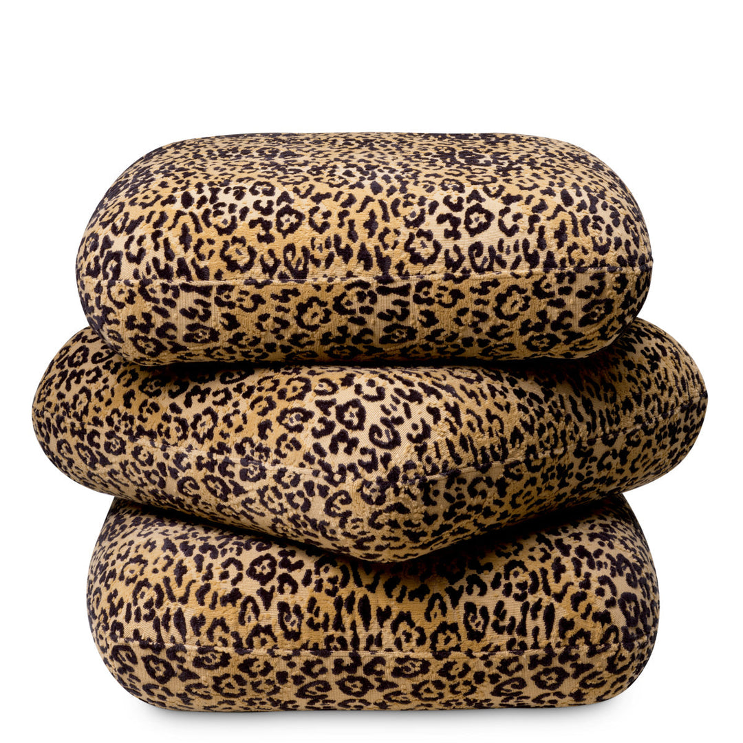Stool Greenwich Bernard Leopard The Met x Eichholtz Eichholtz