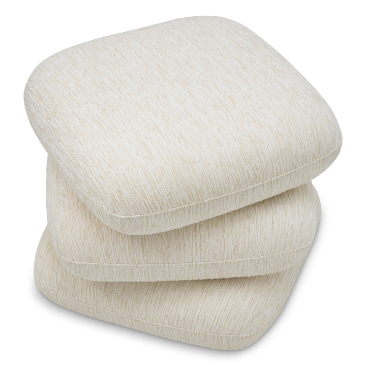 Stool Greenwich Pelton Jacquard Off-White The Met x Eichholtz Eichholtz