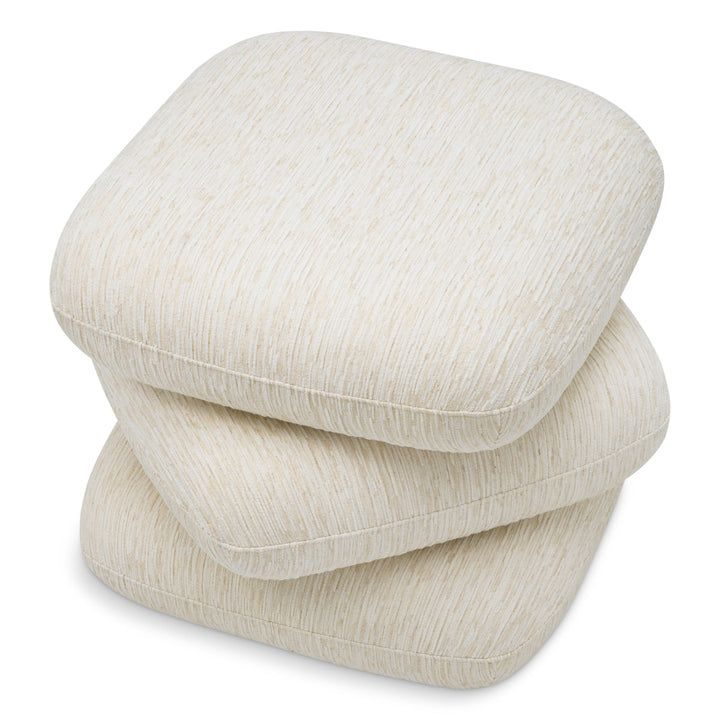 Stool Greenwich Pelton Jacquard Off-White The Met x Eichholtz Eichholtz