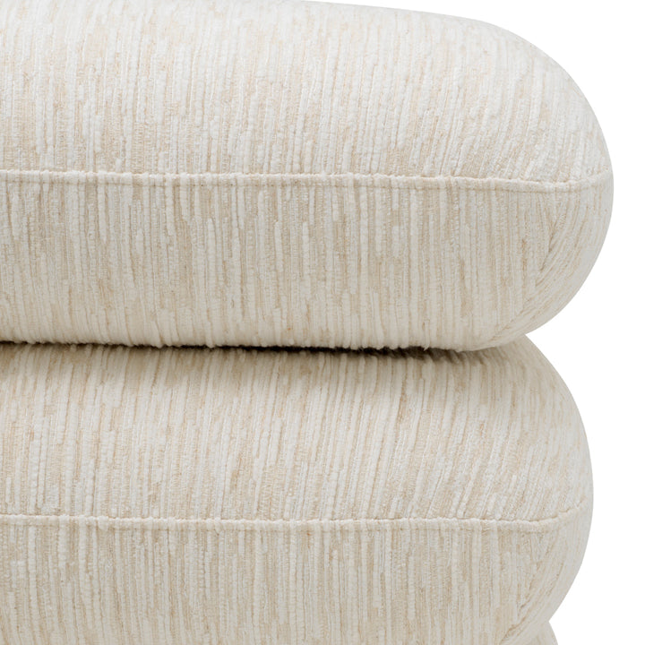 Stool Greenwich Pelton Jacquard Off-White The Met x Eichholtz Eichholtz