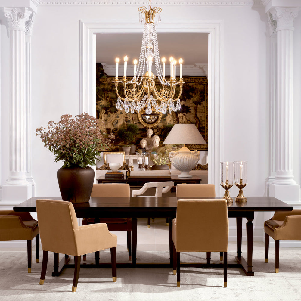 Dining Chair Clayton Morris Merino Camel The Met x Eichholtz Eichholtz