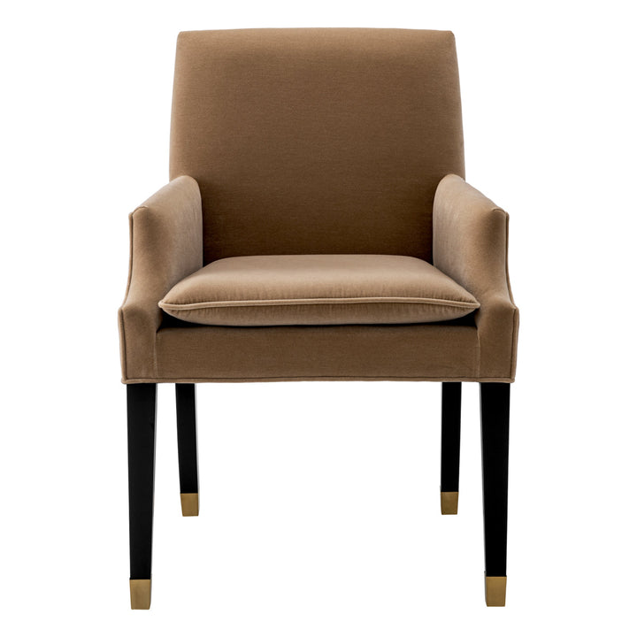 Dining Chair Clayton Morris Merino Camel The Met x Eichholtz Eichholtz