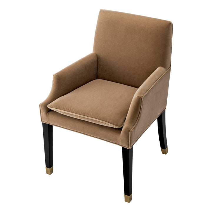 Dining Chair Clayton Morris Merino Camel The Met x Eichholtz Eichholtz