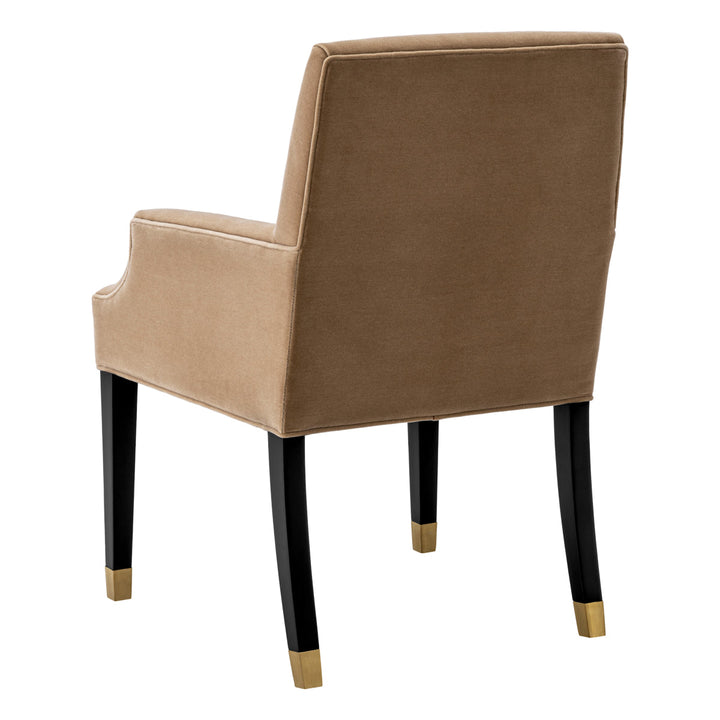 Dining Chair Clayton Morris Merino Camel The Met x Eichholtz Eichholtz