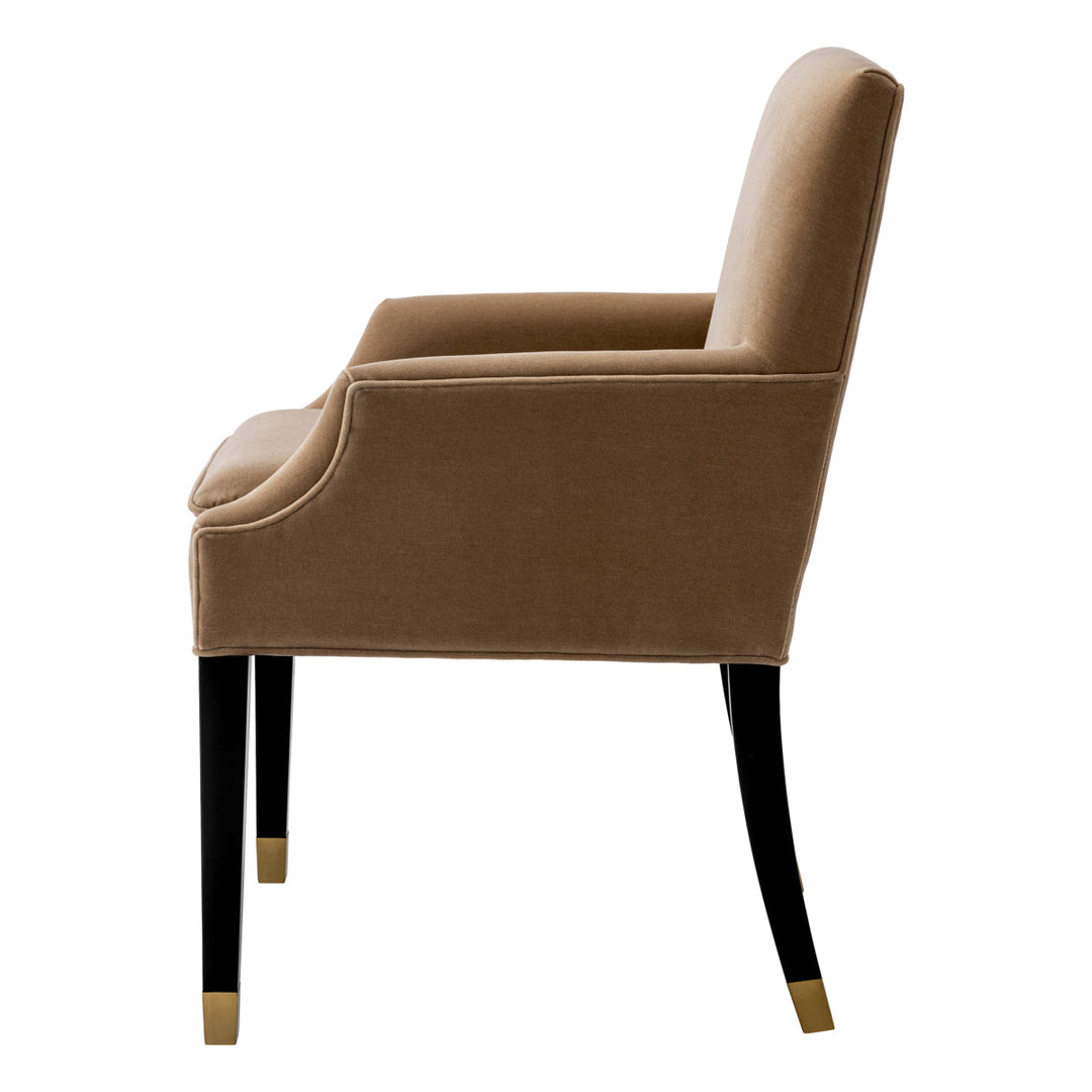 Dining Chair Clayton Morris Merino Camel The Met x Eichholtz Eichholtz