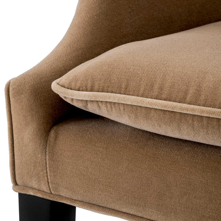Dining Chair Clayton Morris Merino Camel The Met x Eichholtz Eichholtz