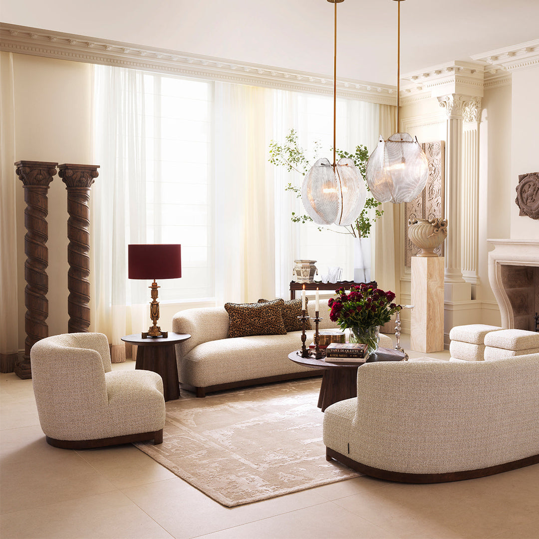 Chair Stelvio Winslow Chenille Beige The Met x Eichholtz Eichholtz