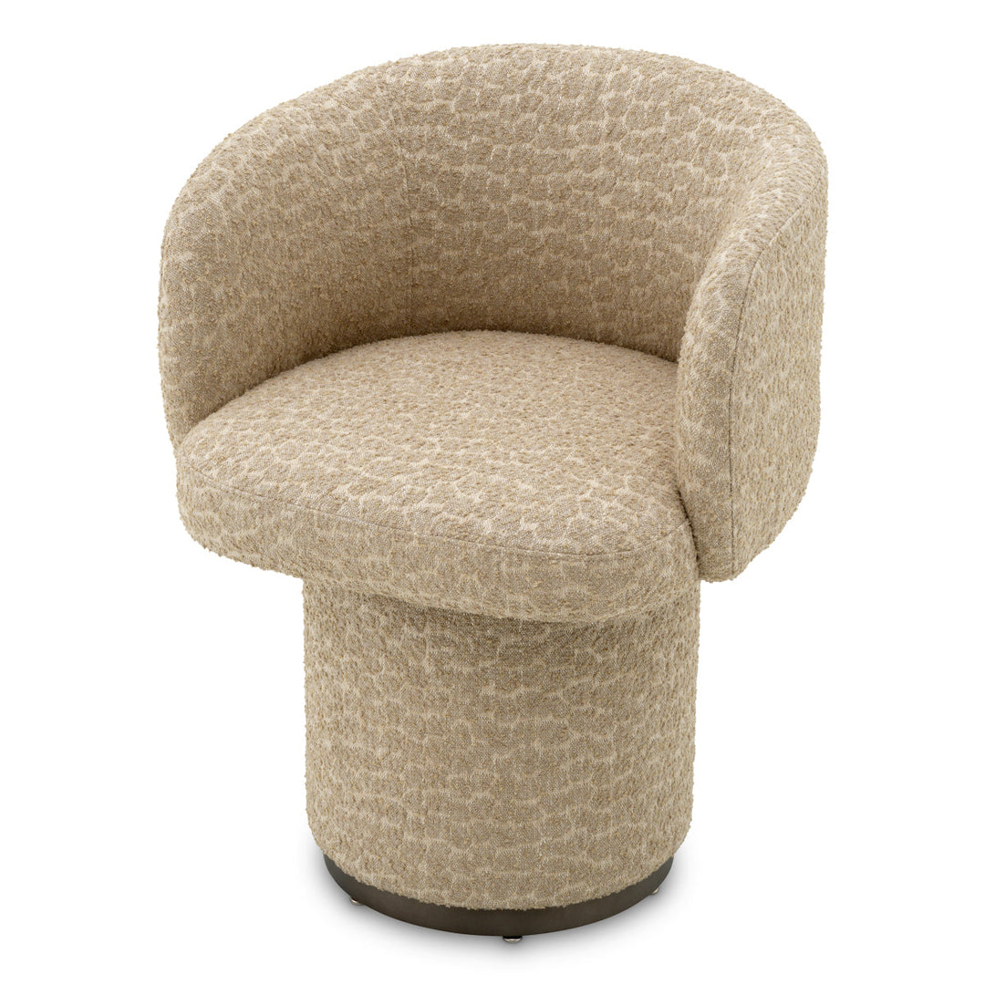 Dining Chair Marly Jacquard Beige The Met x Eichholtz Eichholtz