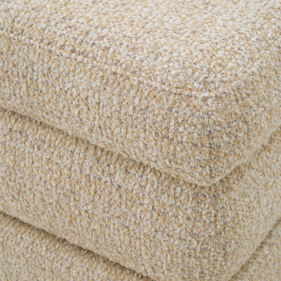 Stool Fifth Winslow Chenille Beige The Met x Eichholtz Eichholtz