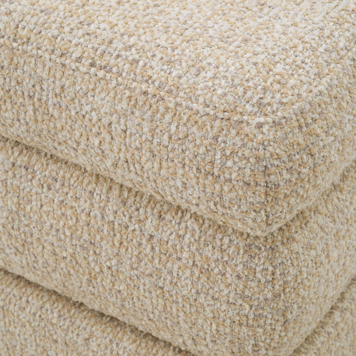 Stool Fifth Winslow Chenille Beige The Met x Eichholtz Eichholtz