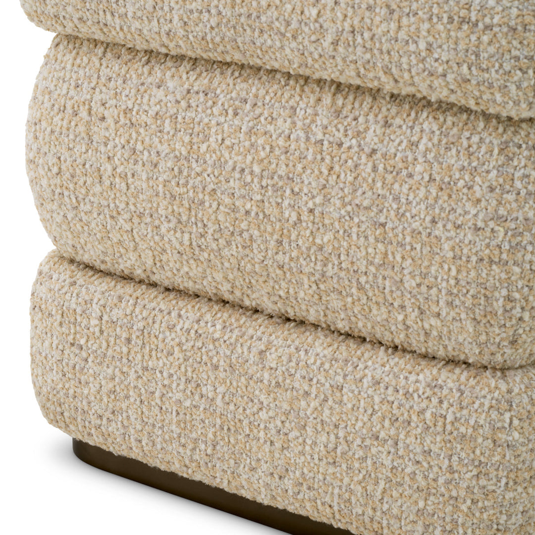 Stool Fifth Winslow Chenille Beige The Met x Eichholtz Eichholtz