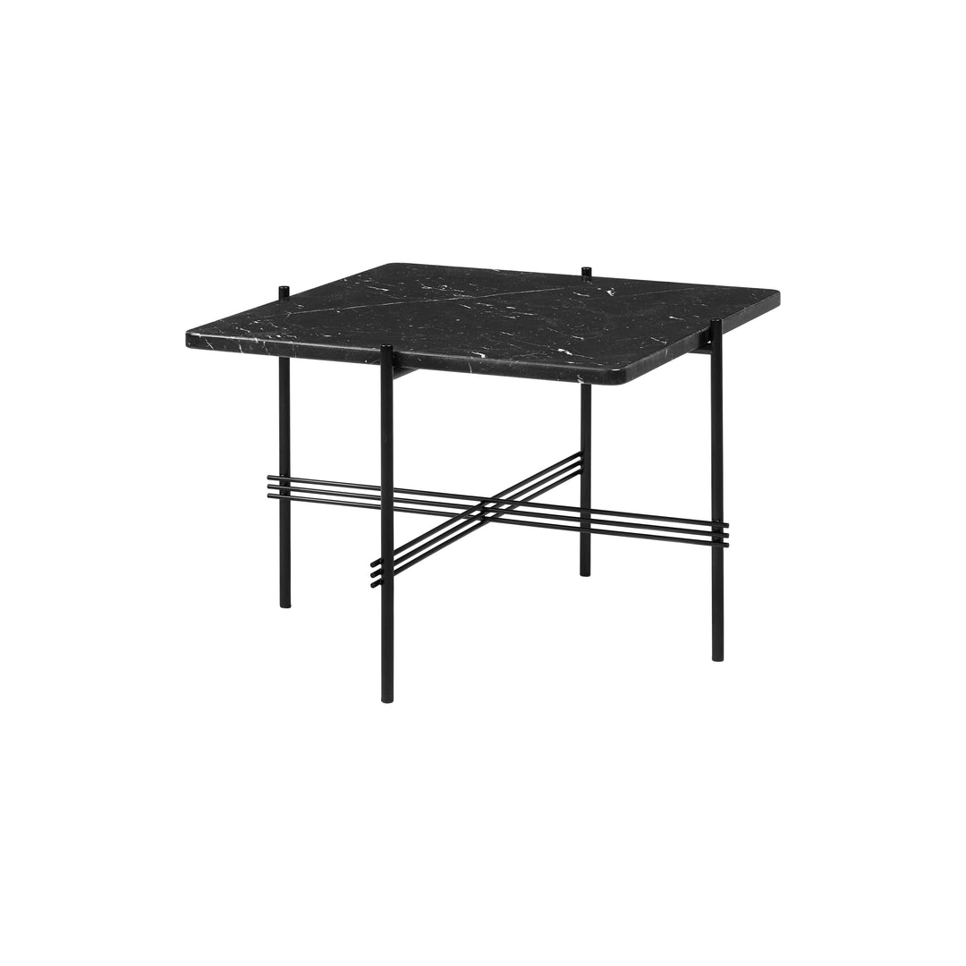 TS Square Coffee Table Tables Gubi Black Marquina Marble Small: 21.7 in width