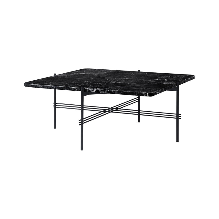 TS Square Coffee Table Tables Gubi Black Marquina Marble Medium: 31.5 in width