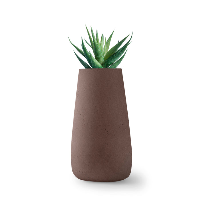 Tuber Planter – Tall Outdoor Planters Indigenus Brown