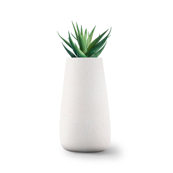 Tuber Planter – Tall Outdoor Planters Indigenus White