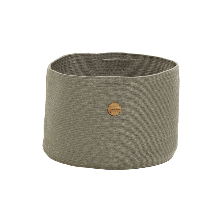 Soft Rope Basket With Handle Decor Cane-line Taupe Cane-Line Soft Rope Large: 19.7 in diameter