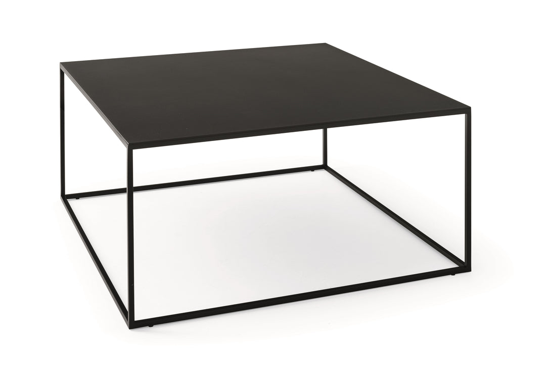 Thin Metal square coffee table Coffee Table Calligaris