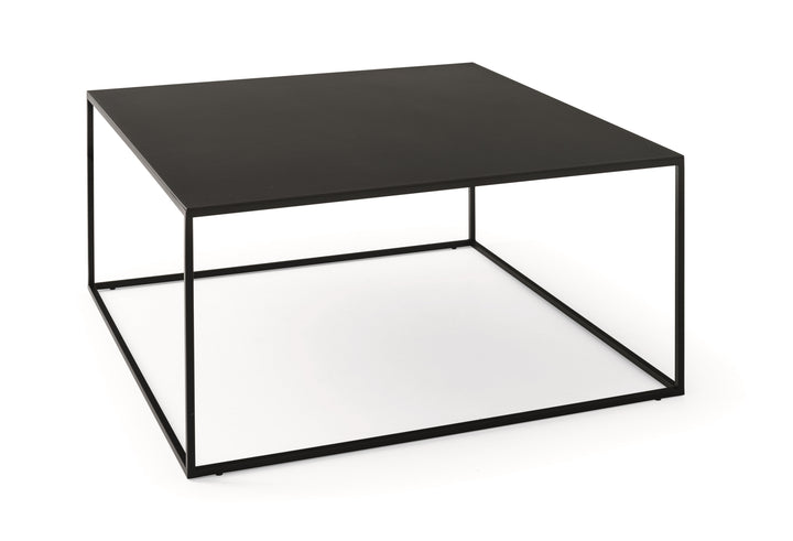 Thin Metal square coffee table Coffee Table Calligaris