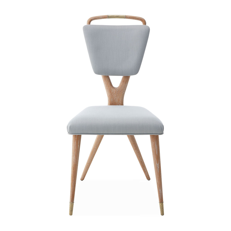 Torino X-Back Dining Chair in Tussah Sky Jonathan Adler