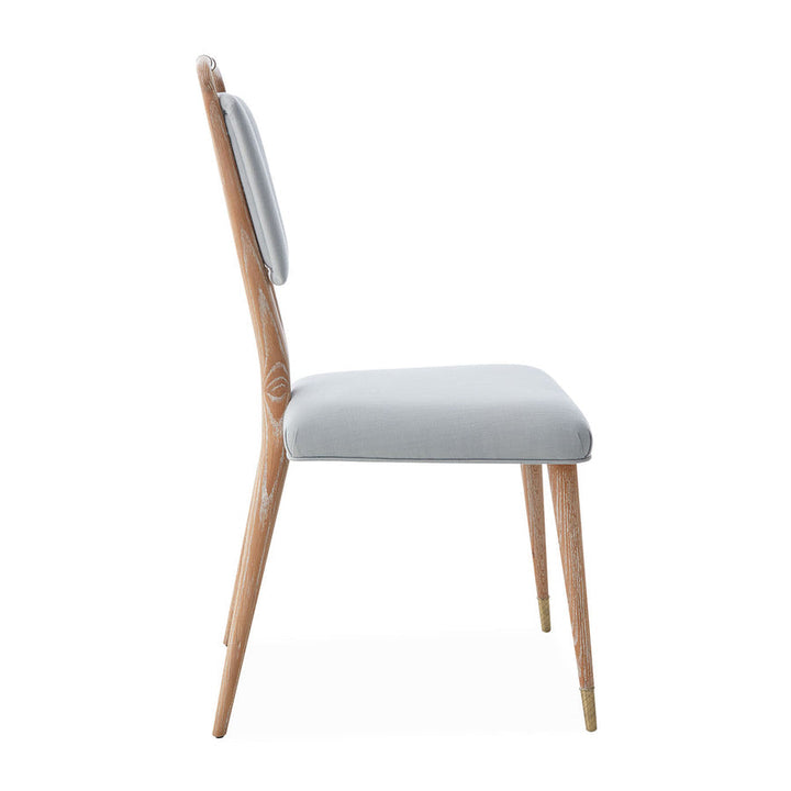 Torino X-Back Dining Chair in Tussah Sky Jonathan Adler