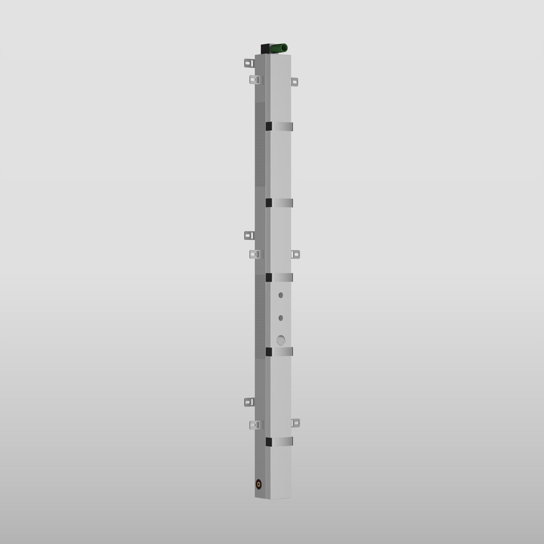 Tremillimetri Built-in Part for Three-way Thermostatic Mixer Showers GESSI Mirror Steel  