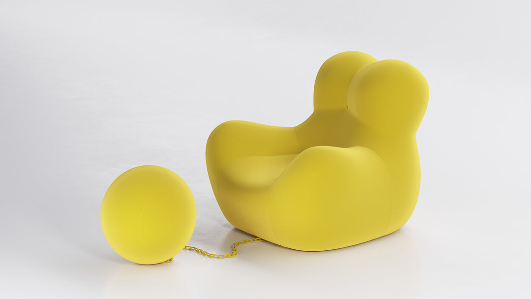 Up Junior Armchair Yellow Armchairs B&B Italia   