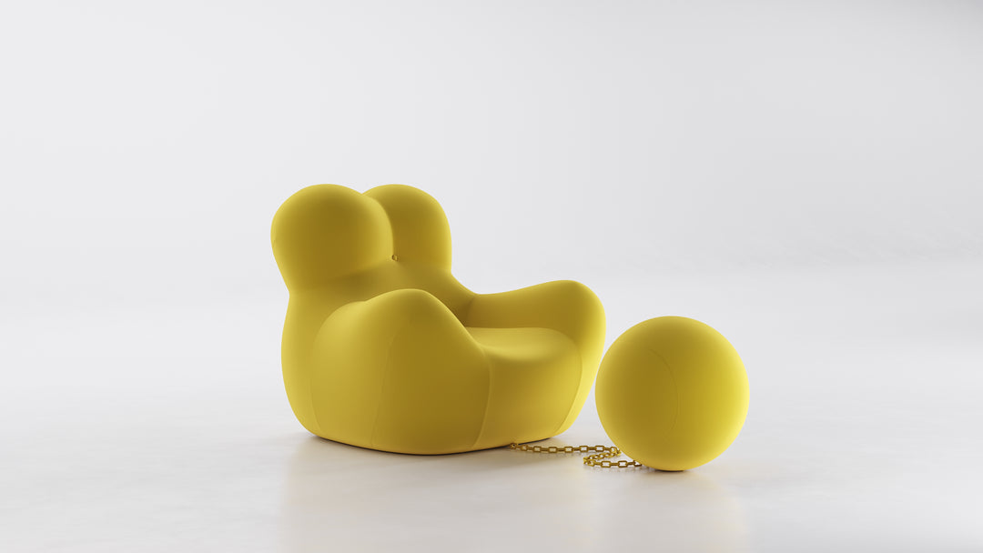 Up Junior Armchair Yellow Armchairs B&B Italia   
