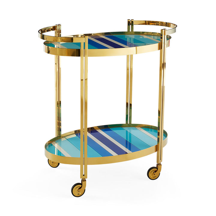 Ultramarine Bar Cart Jonathan Adler