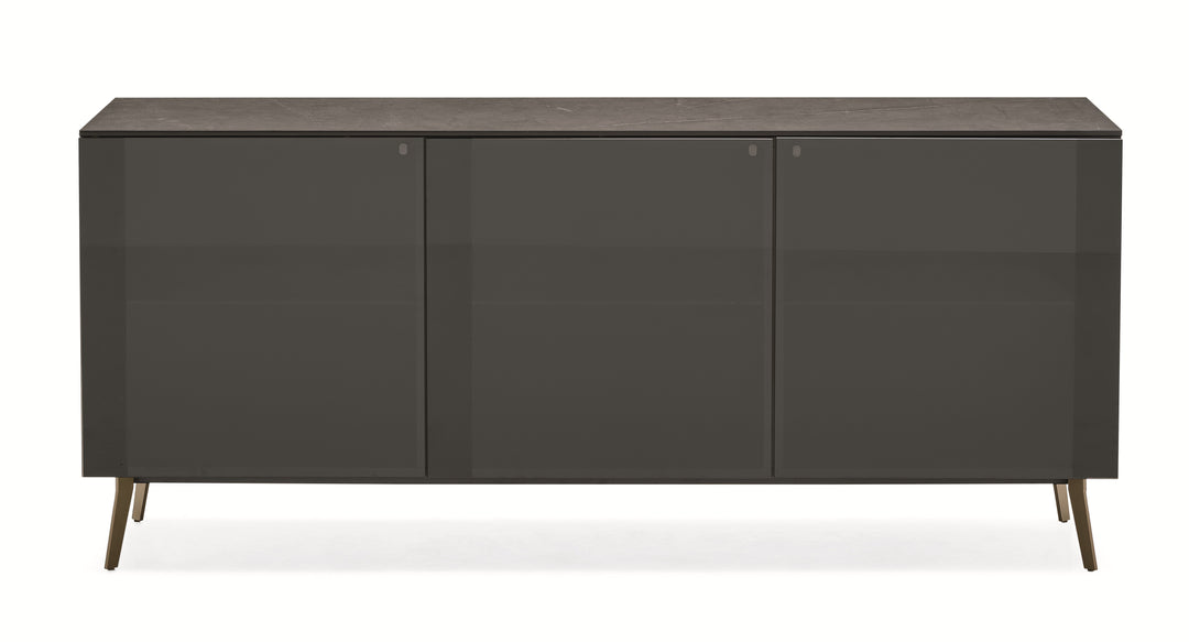 Universal 3 Glass Door Sideboard LED Calligaris
