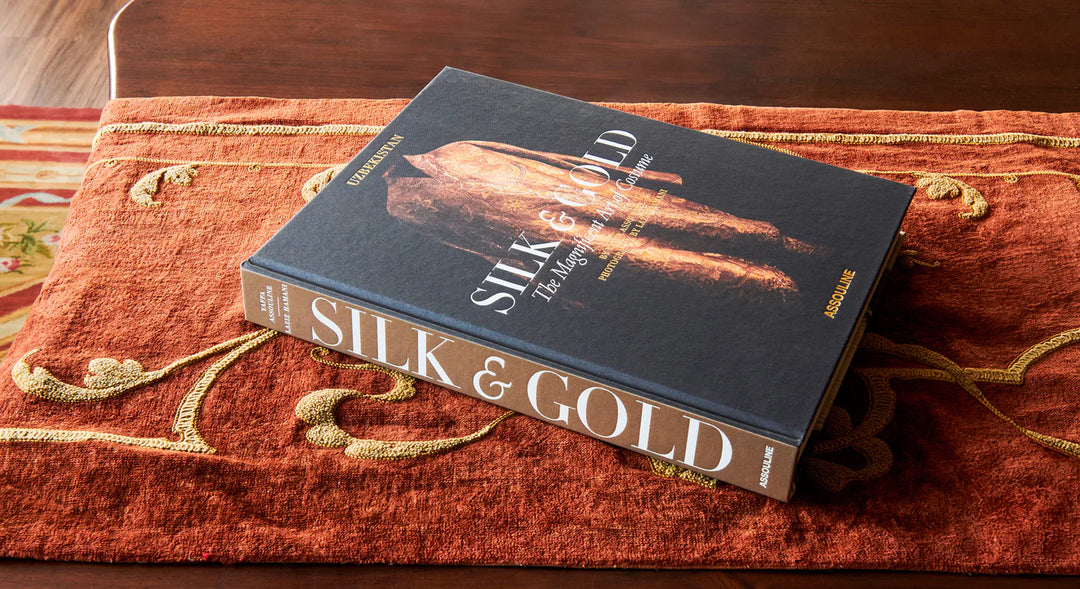 Uzbekistan Silk & Gold: The Magnificent Art of Costume Book Print Books Assouline