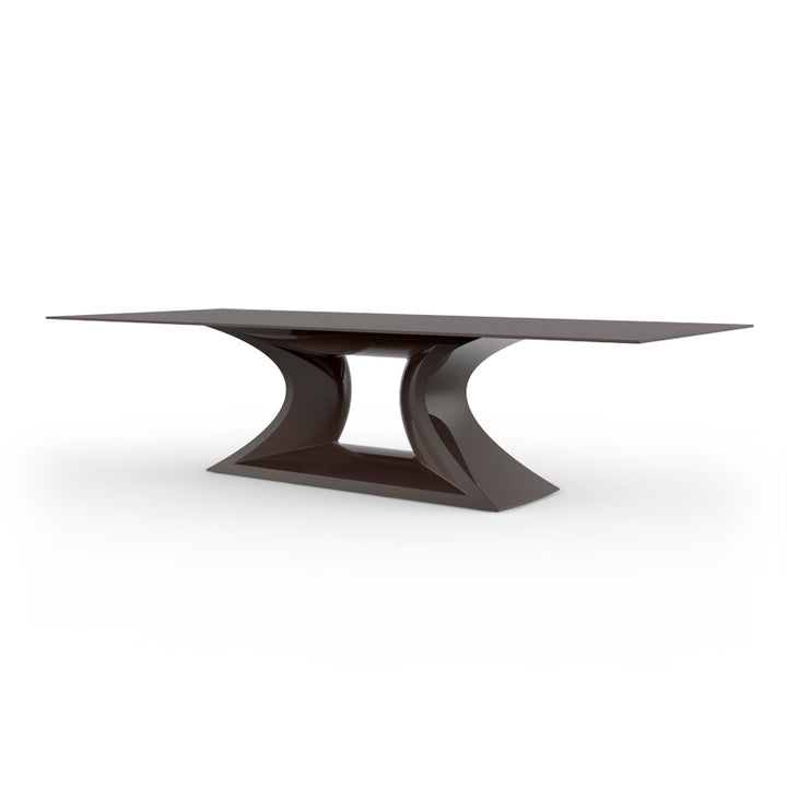 REST DINING TABLE Outdoor Vondom REST TABLE XL 300x120x72 HPL BLACK EDGE Basic