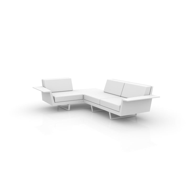 DELTA SECTIONAL SOFA Outdoor Vondom DELTA CORNER SOFA 3 SEAT RIGHT (76016) Group 1AB Basic