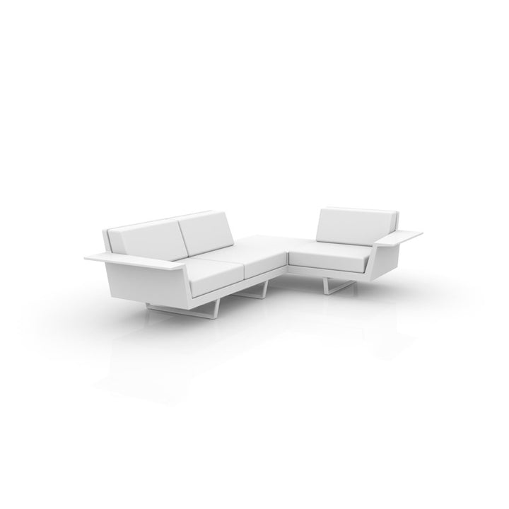 DELTA SECTIONAL SOFA Outdoor Vondom DELTA CORNER SOFA 3 SEAT LEFT (76017) Group 1AB Basic